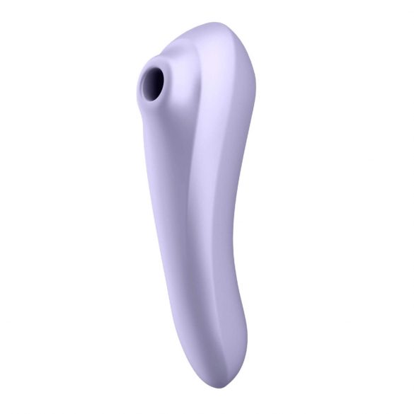 Satisfyer Dual Pleasure - inteligentny wibrator 2 w 1 z akumulatorem (fioletowy) 