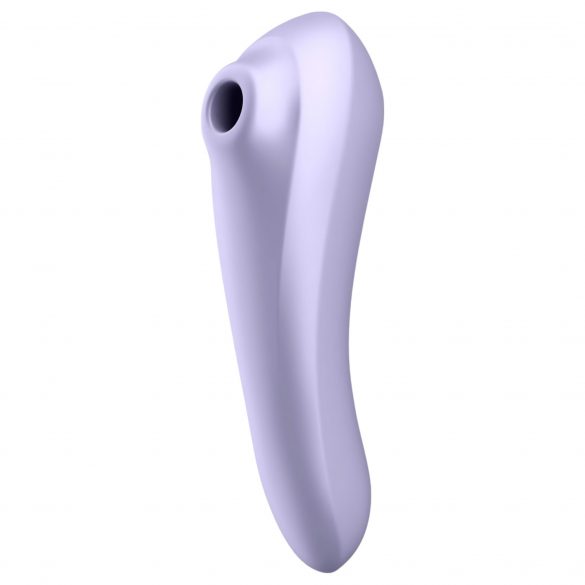 Satisfyer Dual Pleasure - inteligentny wibrator 2 w 1 z akumulatorem (fioletowy) 