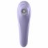 Satisfyer Dual Pleasure - inteligentny wibrator 2 w 1 z akumulatorem (fioletowy) 