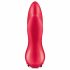 Satisfyer Rotator Plug 1 - ładowalny wibrator analny z koralikami (czerwony) 