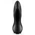 Satisfyer Rotator Plug 1 - czarny wibrujący korek analny z perełkami