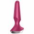 Satisfyer Plug-ilicious 2 - inteligentny wibrator analny (czerwony) 