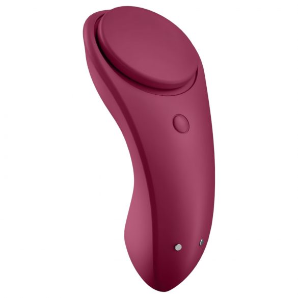 Satisfyer Sexy Secret - inteligentny wodoodporny wibrator do majtek (bordowy)