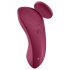 Satisfyer Sexy Secret - inteligentny wodoodporny wibrator do majtek (bordowy)