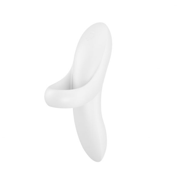 Satisfyer Bold Lover - ładowalny, wodoodporny wibrator na palec (biały) 