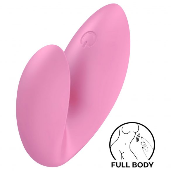 / Satisfyer Love Riot - ładowany, wodoodporny wibrator na palec (różowy)