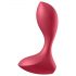 Satisfyer Backdoor Lover - akumulatorowy, wodoodporny wibrator analny (czerwony)