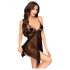 Penthouse Sweet Beast - różowy babydoll zestaw (czarny) - M/L