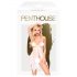 Penthouse Sweet Beast - różowy babydoll zestaw (biały)