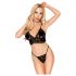 Penthouse Double Spice - koronkowy zestaw biustonoszy (czarny) - M/L