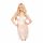 Penthouse Poison Cookie - koronkowa sukienka ze stringami i ozdobą do włosów (biała) - L/XL