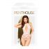 Penthouse Toxic Powder - białe body z kołnierzem halterowym - M/L