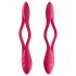 Satisfyer Elastic Joy - elastyczny wibrator partnerski (czerwony)