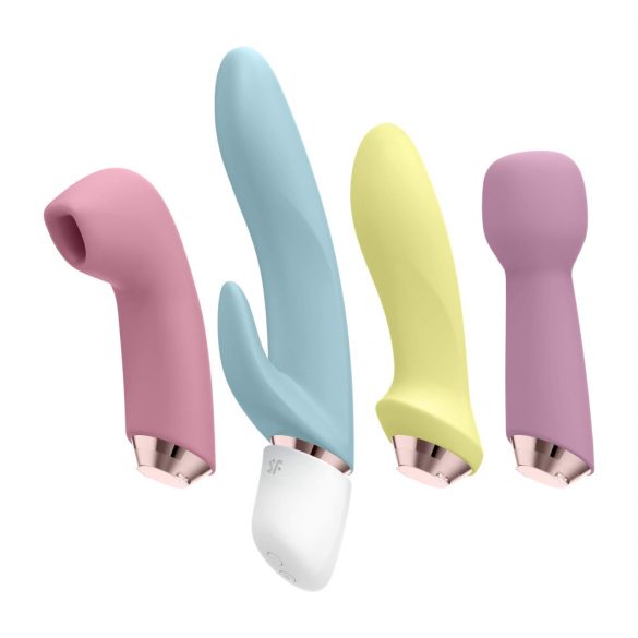 Satisfyer Marvelous Four - zestaw wibratorów z akumulatorem (4 części) 