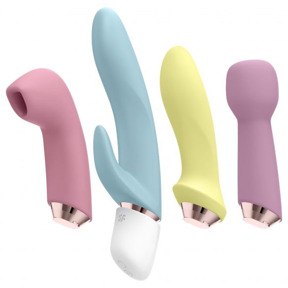 Satisfyer Marvelous Four - zestaw wibratorów z akumulatorem (4 części) 