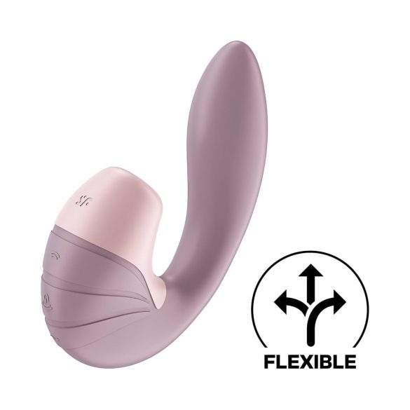 Satisfyer Supernova - akumulatorowy, powietrzny wibrator 2w1 (różowy)