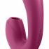 Satisfyer Sunray - ładowalny wibrator 2 w 1 (czerwony) 