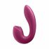 Satisfyer Sunray - ładowalny wibrator 2 w 1 (czerwony) 