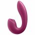 Satisfyer Sunray - ładowalny wibrator 2 w 1 (czerwony) 