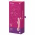 Satisfyer Triple Lover - wibrator do masażu punktu G (różowy) 