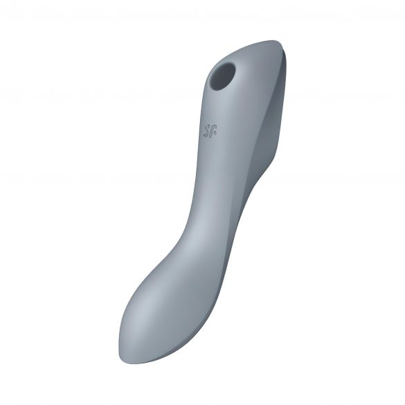 Satisfyer Curvy Trinity 3 - ładowalny wibrator dopochwowy i łechtaczkowy (szary) 