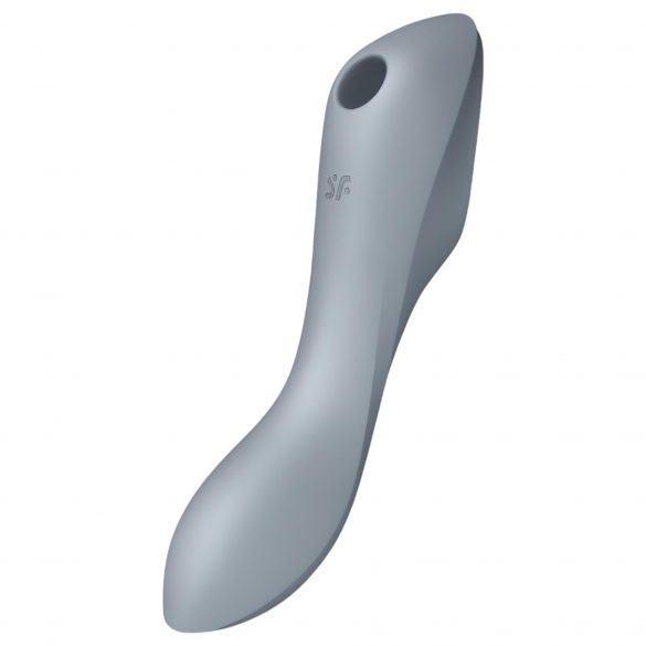 Satisfyer Curvy Trinity 3 - ładowalny wibrator dopochwowy i łechtaczkowy (szary) 