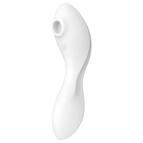 Satisfyer Curvy Trinity 5+ - inteligentny wibrator 2w1 z falami powietrza (biały)