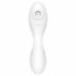 Satisfyer Curvy Trinity 5+ - inteligentny wibrator 2 w 1 z możliwością ładowania (biały) 