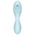 Satisfyer Curvy Trinity 5+ - inteligentny 2w1 wibrator fal powietrznych (niebieski)