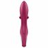 Satisfyer Embrace Me - Akumulatorowy wibrator z różdżką (czerwony) 