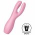 Satisfyer Threesome 3 - bezprzewodowy wibrator łechtaczkowy (różowy)