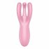 Satisfyer Threesome 4 - inteligentny wibrator łechtaczkowy z możliwością ładowania (różowy) 