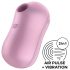 Satisfyer Cotton Candy - akumulatorowy stymulator łechtaczki z falami powietrza (fioletowy)