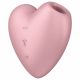 Satisfyer Cutie Heart - bezprzewodowy wibrator łechtaczkowy z falą powietrzną (różowy) 