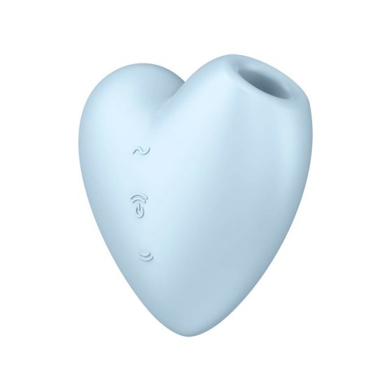 Satisfyer Cutie Heart - bezprzewodowy wibrator łechtaczkowy z falą powietrzną (niebieski)