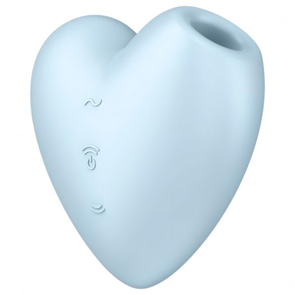 Satisfyer Cutie Heart - bezprzewodowy wibrator łechtaczkowy z falą powietrzną (niebieski) 