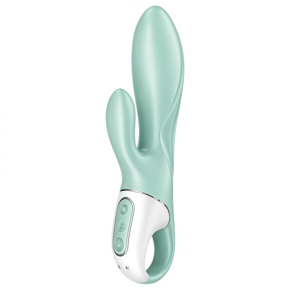 Satisfyer Air Pump Bunny 5 - inteligentny wibrator pompka (miętowy)