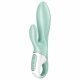 Satisfyer Air Pump Bunny 5 - inteligentny wibrator z pompką do wielokrotnego ładowania (miętowy) 