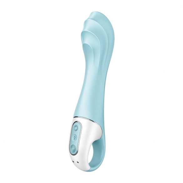 Satisfyer Air Pump Vibrator 5 - inteligentny wibrator pompowany z możliwością ładowania (niebieski) 