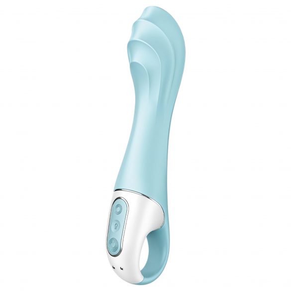 Satisfyer Air Pump Vibrator 5 - inteligentny wibrator pompowany z możliwością ładowania (niebieski) 