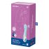 Satisfyer Air Pump Vibrator 5 - inteligentny wibrator pompowany z możliwością ładowania (niebieski) 