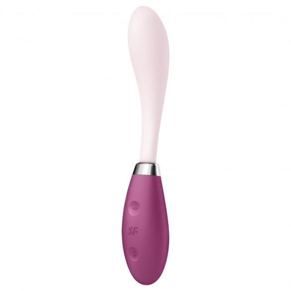 Satisfyer G-Spot Flex 3 - ładowalny wibrator punktu G (różowo-bordowy) 