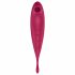 Satisfyer Twirling Pro - ładowalny, inteligentny wibrator łechtaczkowy 2 w 1 (czerwony) 