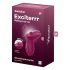 Satisfyer Exciterrr - Obrotowy wibrator łechtaczkowy z koralikami (czerwony) 