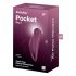 Satisfyer Pocket Pro 1 - ładowalny stymulator łechtaczki z falami powietrza (fioletowy) 