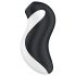 Satisfyer Orca - wodoodporny masażer łechtaczki z falami powietrza (czarno-biały)