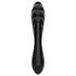 Satisfyer Dazzling Crystal 1 - dwustronne dildo szklane (czarne)