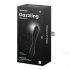 Satisfyer Dazzling Crystal 1 - szklane dildo z 2 końcówkami (czarne) 