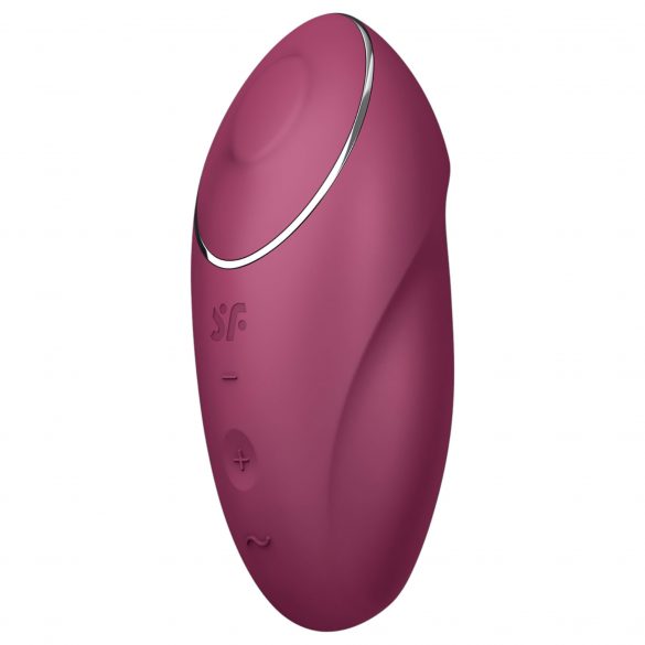 Satisfyer Tap & Climax 1 - 2w1 wibrator i stymulator łechtaczki (czerwony)