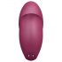 Satisfyer Tap & Climax 1 - wibrujący stymulator 2w1 (czerwony)